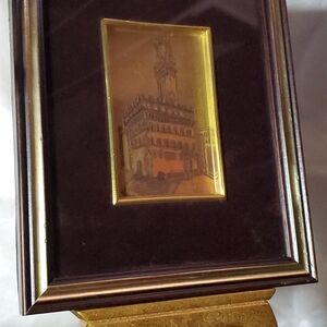 Vintage Framed Architectural Artwork